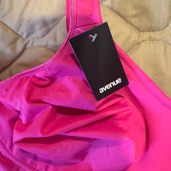 NWT New Avenue Soft Caress Wireless Bra 52C Pink Comfortable New Fast Shipping - Picture 2 of 10